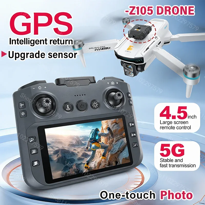 Drone Camera Vlog - طائرة بدون طيار Z105 رباعية المراوح