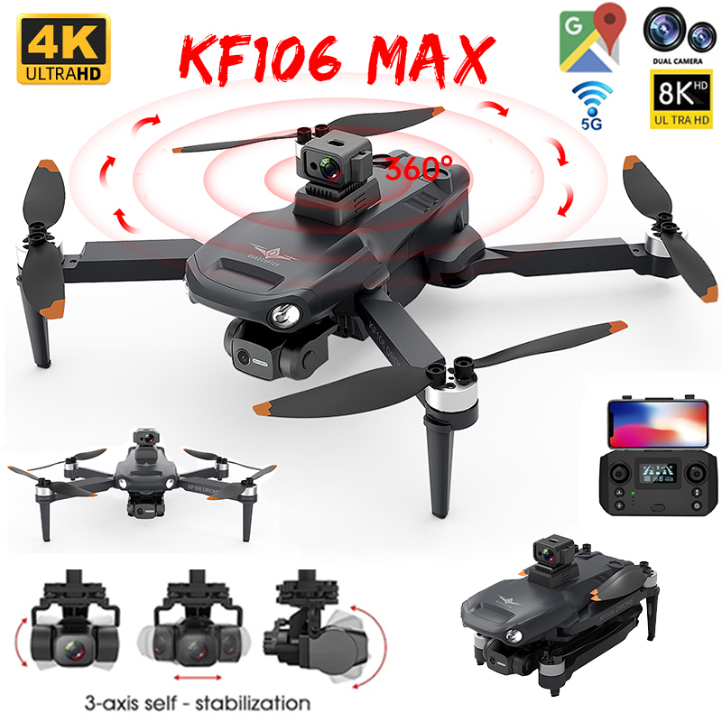2022 جديد KF106 ماكس الطائرة ب - مراجعة Drone Camera Wide Angle وسعره