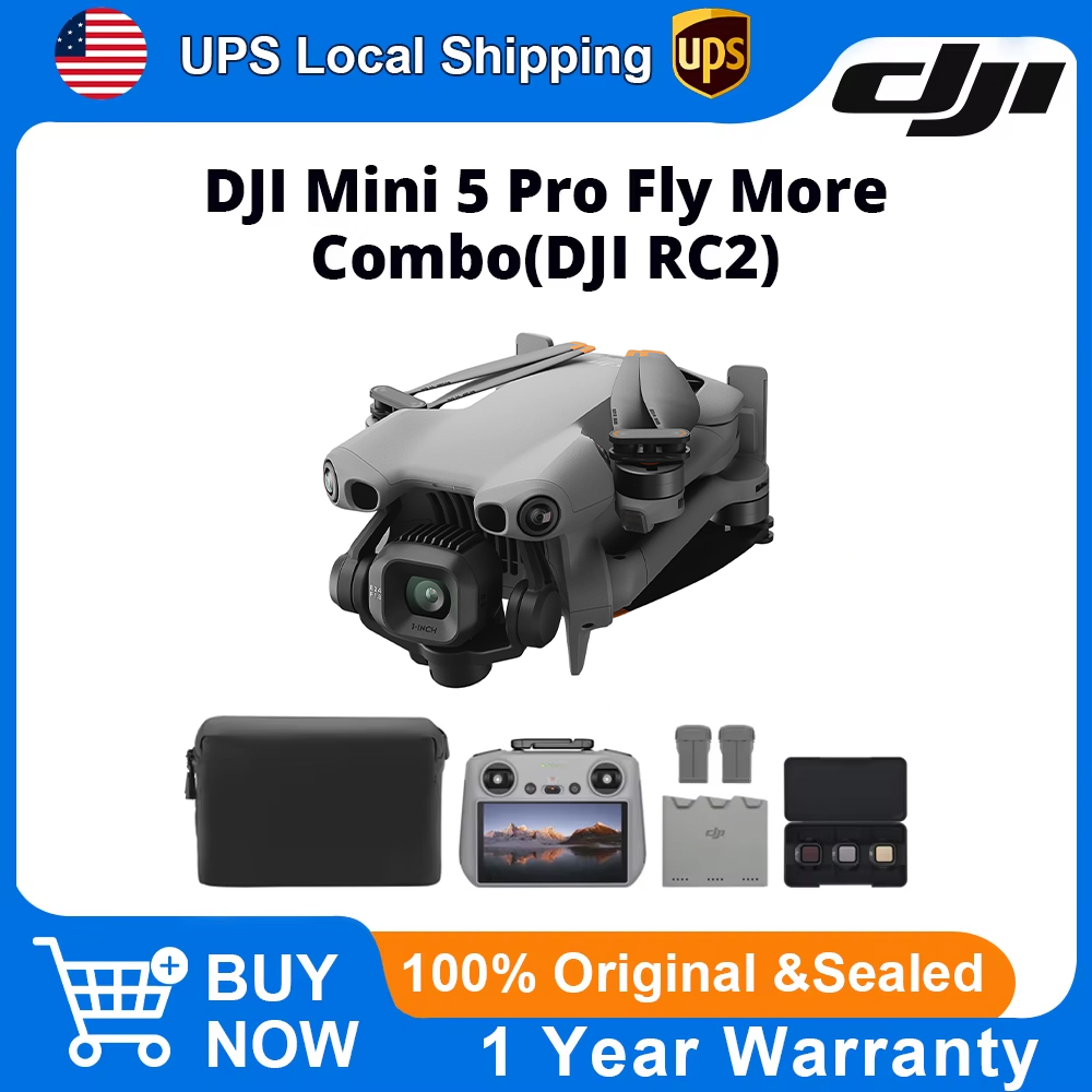 طائرة DJI Mini 5 Pro Fly More  - مراجعة Drone Camera Vlog وسعره