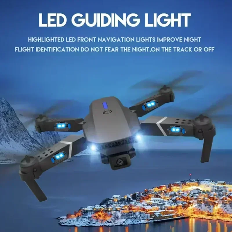 E88 Pro WIFI FPV الطائرة بدون  - مراجعة Drone Camera Lens وسعره