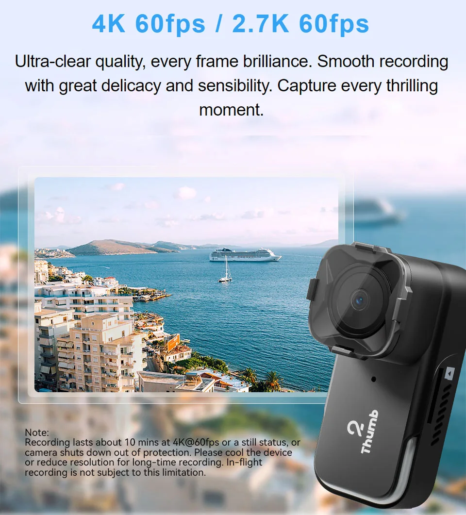 كاميرا RunCam Thumb 2 4K 60fps - مراجعة Drone Camera Filter وسعره