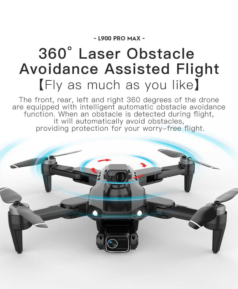 LYZRC L900 PRO MAX تجنب العوائ - مراجعة Drone Camera Night Vision وسعره